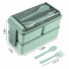 Leak Proof 3 Compartment Lunch Box