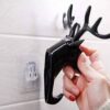 Plastic Deer Head Hanging Hook