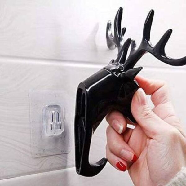 Plastic Deer Head Hanging Hook