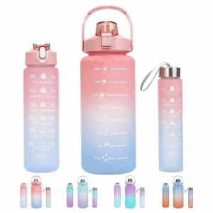 3 in 1 Motivational Bottle Set