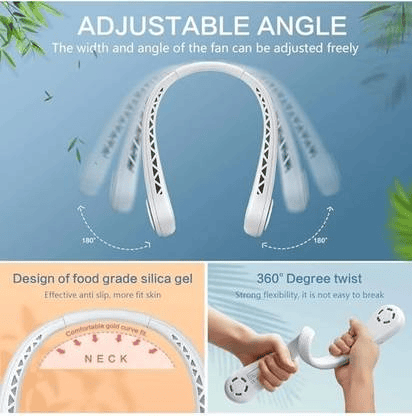 Portable & Rechargeable Bladeless Neck Fan