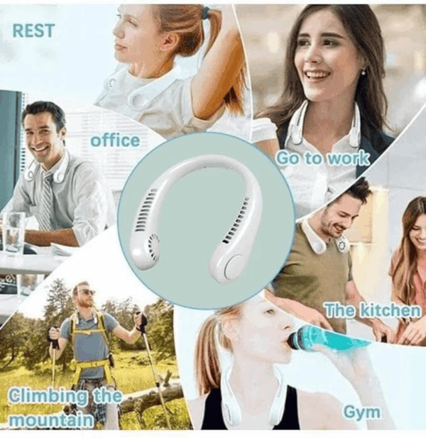 Portable & Rechargeable Bladeless Neck Fan