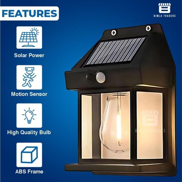 Solar Wall Lights Outdoor Motion Sensor