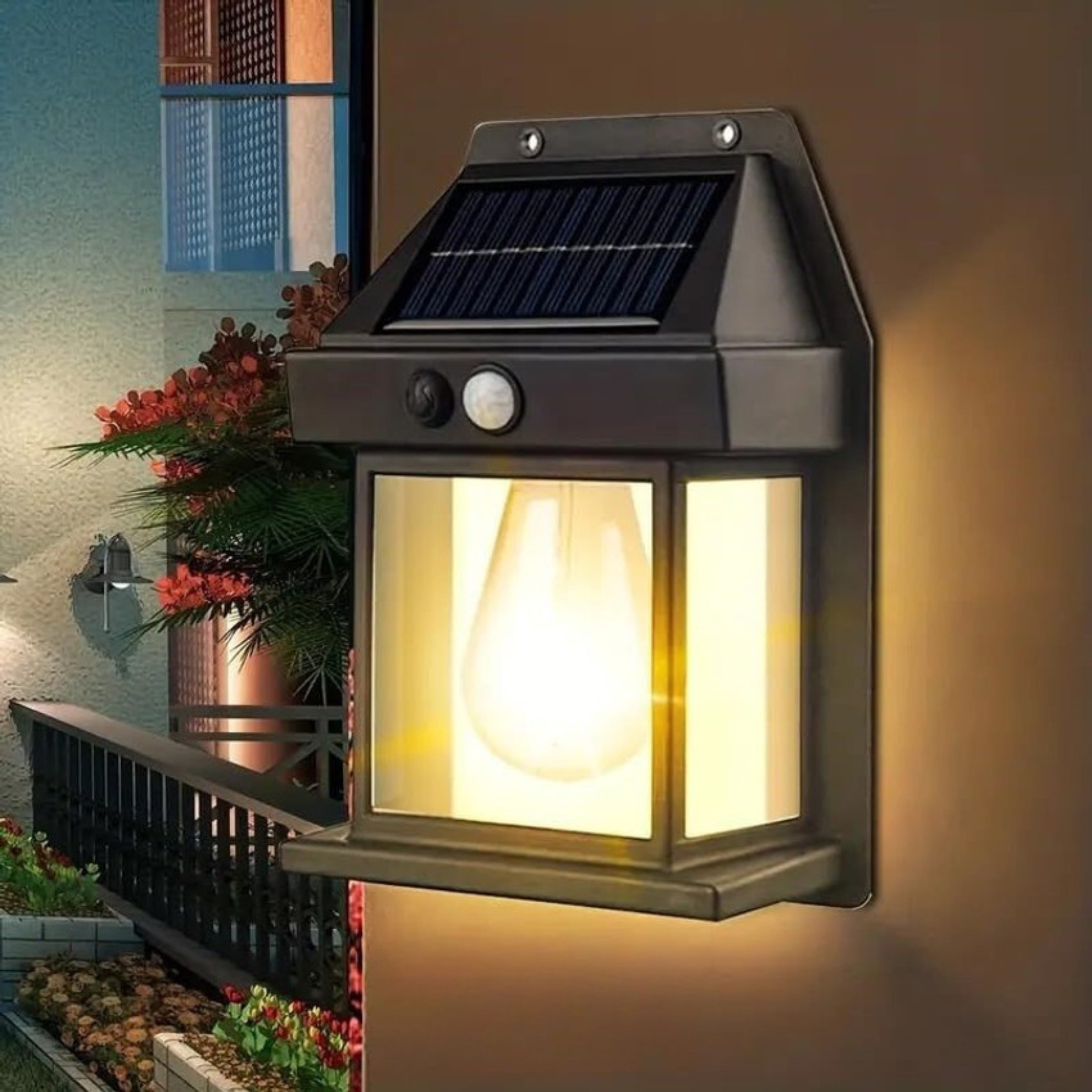Solar Wall Lights Outdoor Motion Sensor