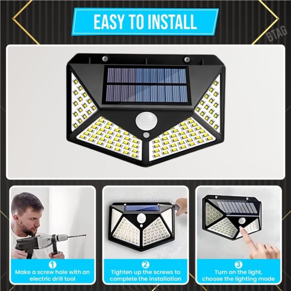 LED Bright Outdoor Sun-Powered Lights