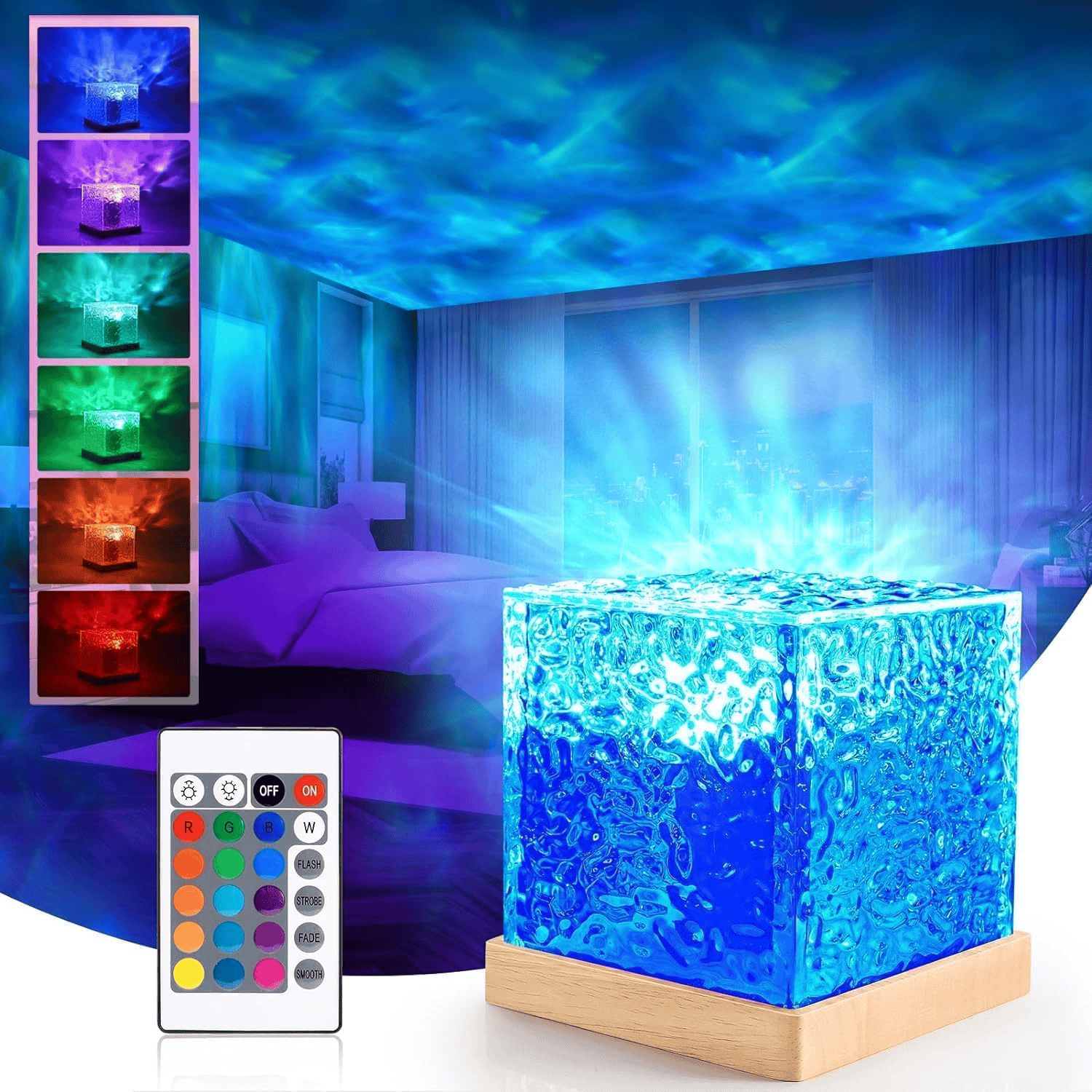 Ocean Wave Night Light Projector Lamp