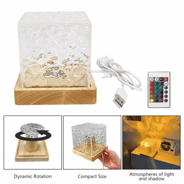 Ocean Wave Night Light Projector Lamp